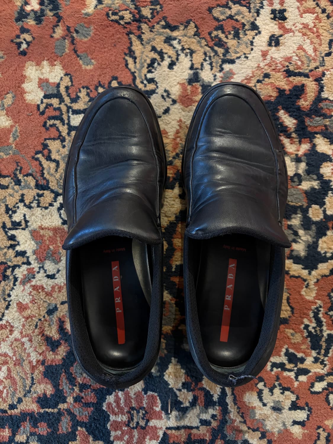 프라다 스포츠 레더 슬립온 상품이미지2