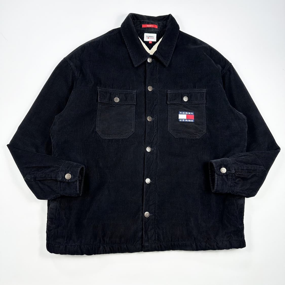 타미힐피거 플래그 코듀로이 양털 흑청 자켓 (XXL) 상품이미지2