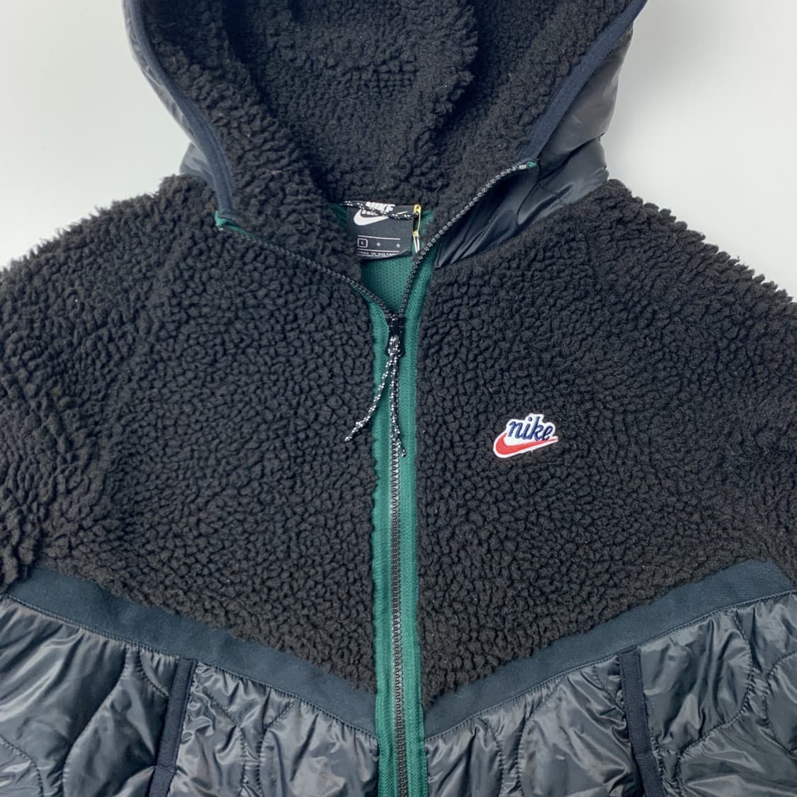 [L/정품] 나이키 헤리티지 쉐르파 플리스 후드집업 상품이미지2