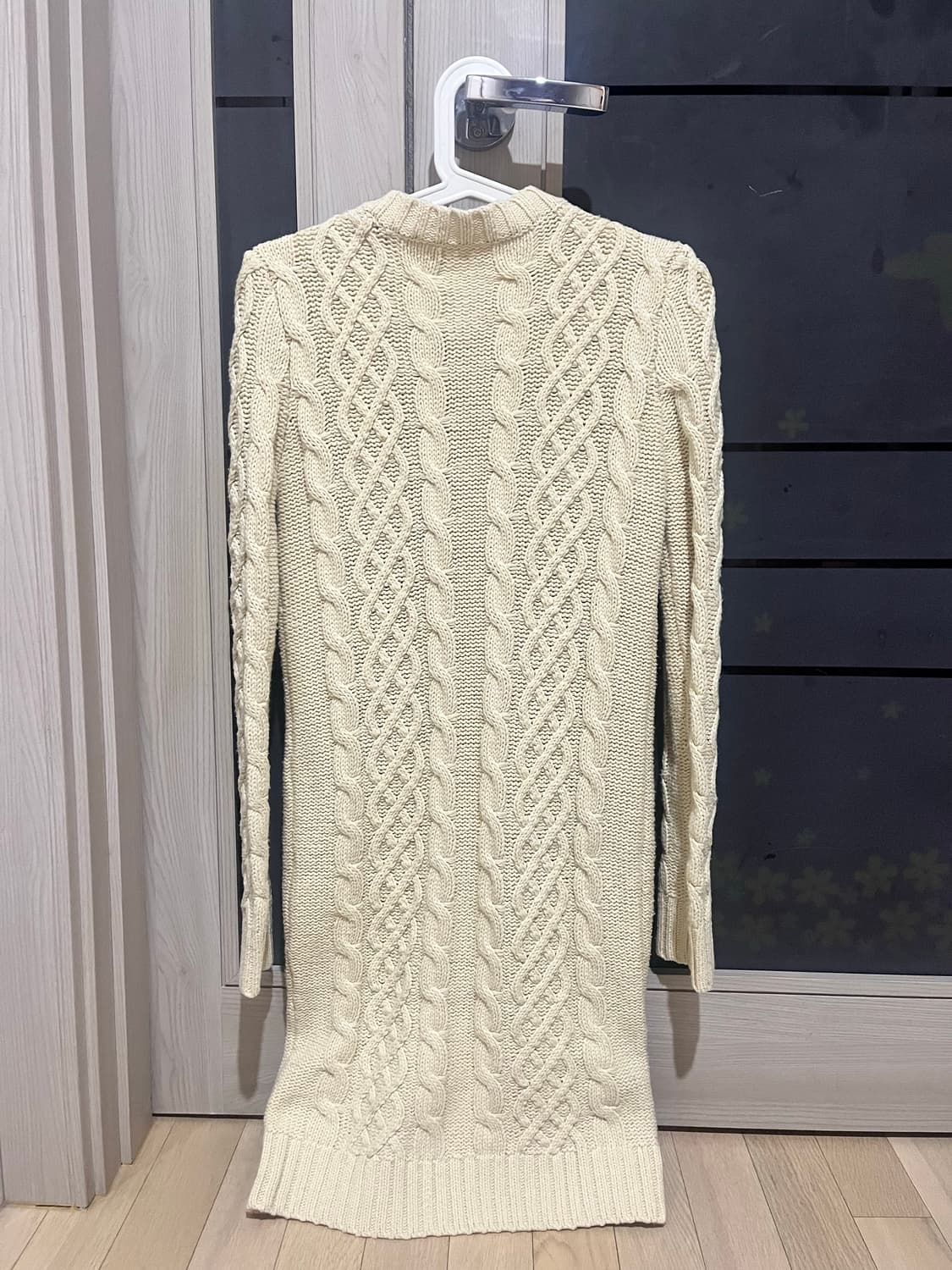 여성 롱 니트집업 상품이미지2