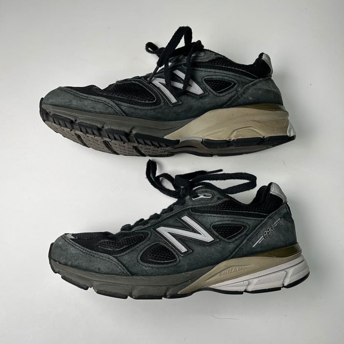 뉴발란스 990v4 블랙 그린 실버 240 상품이미지2