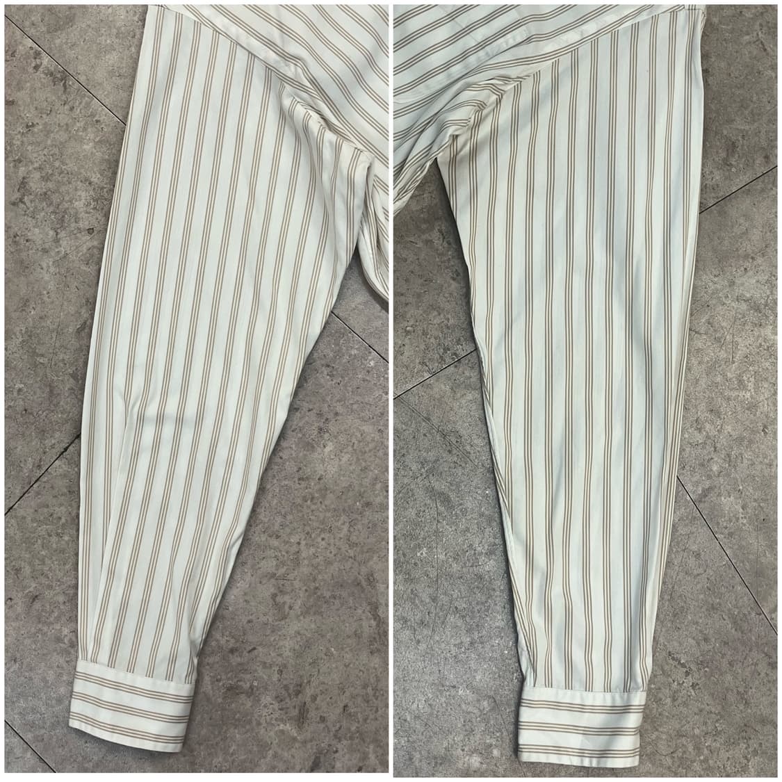 폴로 랄프로렌 스트라이프 셔츠 베이지 #csz2663 상품이미지5