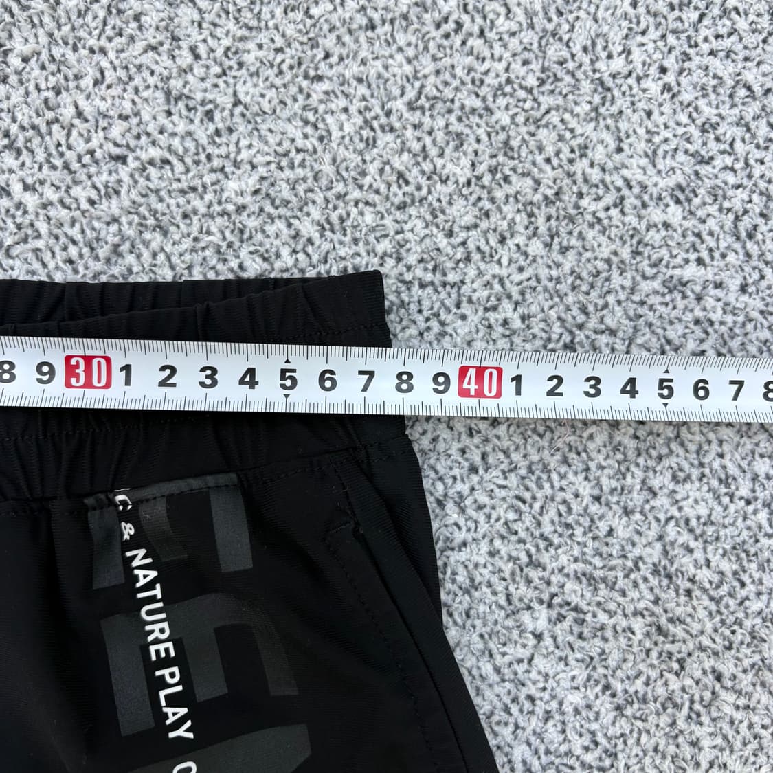 81 인터크루 빅 레터링 5부 반바지 0310J 상품이미지5