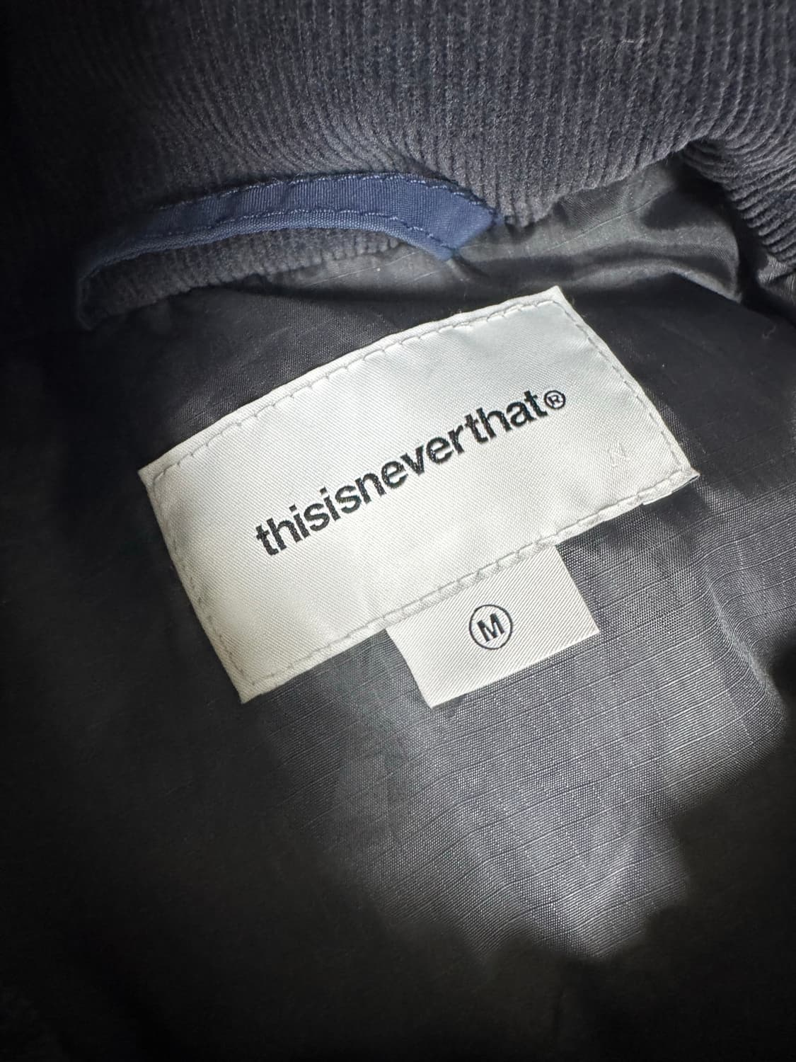 디스이즈네버댓 패딩 네이비 M 상품이미지4