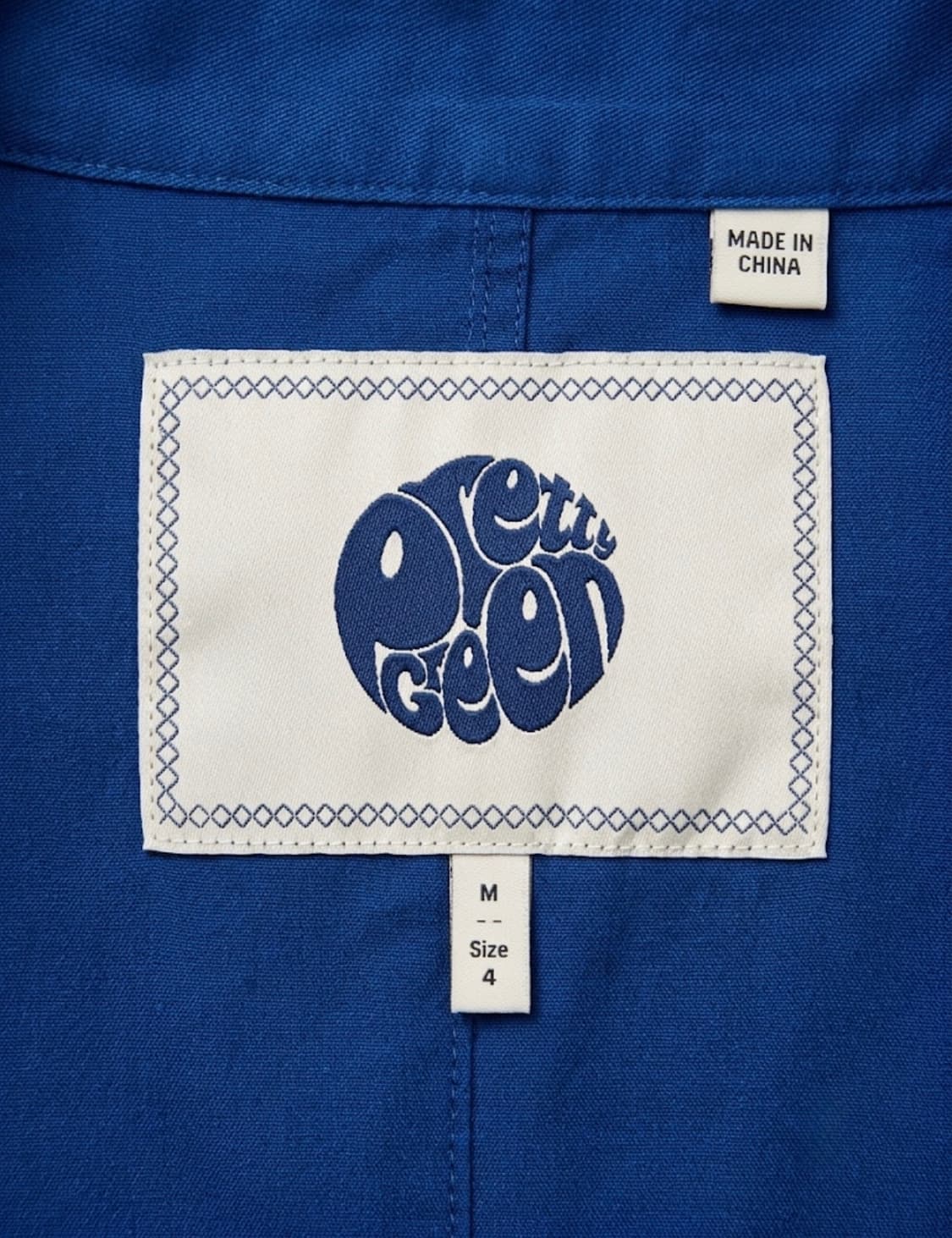 Pretty Green 노카라 네이비 오버셔츠 상품이미지6