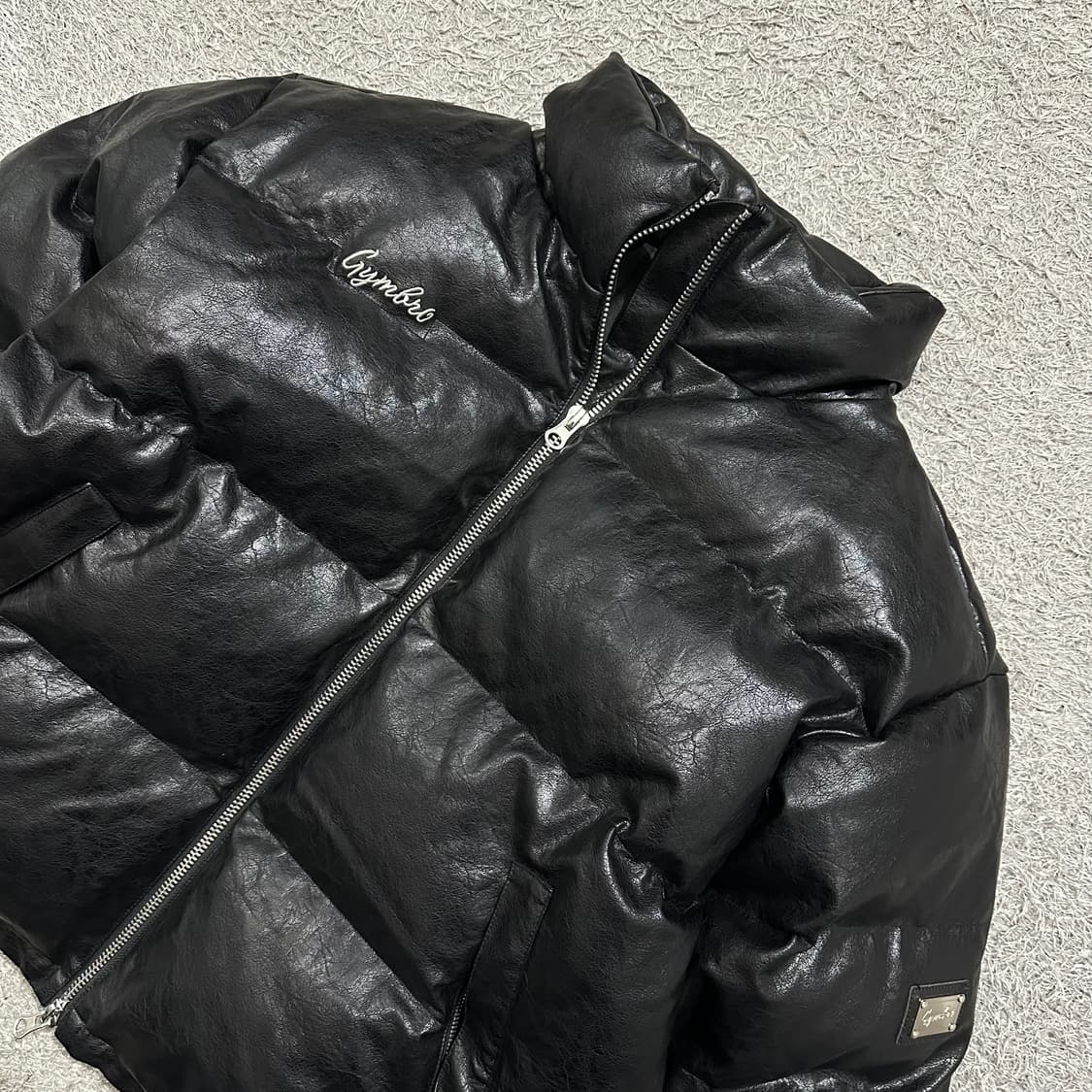 [105] 짐브로 레더패딩 상품이미지1