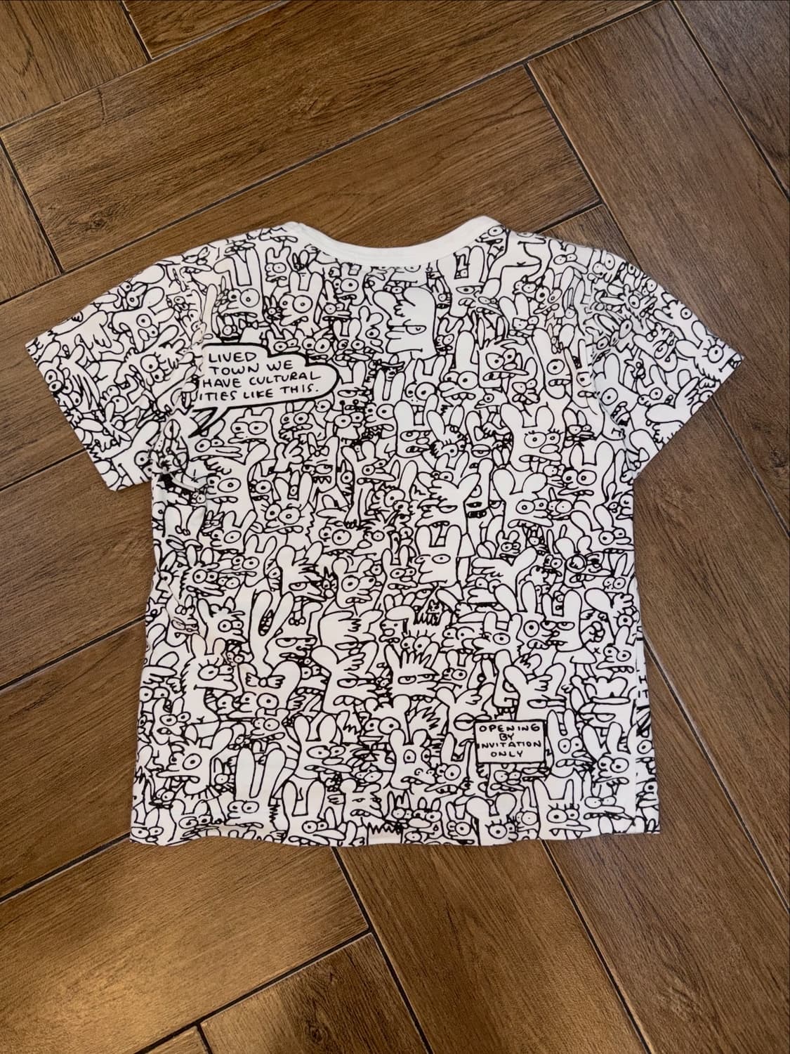 꼼데가르송 X 맷 그레이닝 콜라보 반팔 티셔츠 ( 레어!! )  상품이미지10