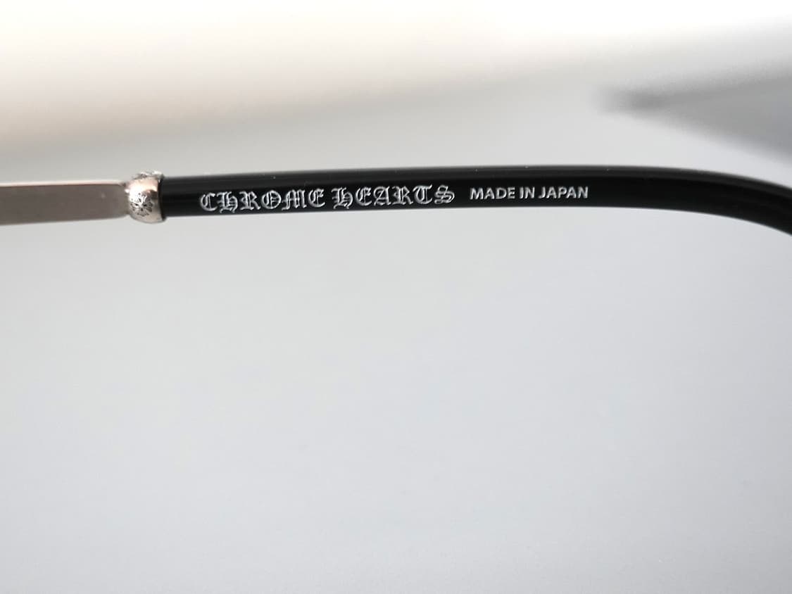 크롬하츠 보넨노이슈어2 블랙/브러쉬드실버 안경 상품이미지7