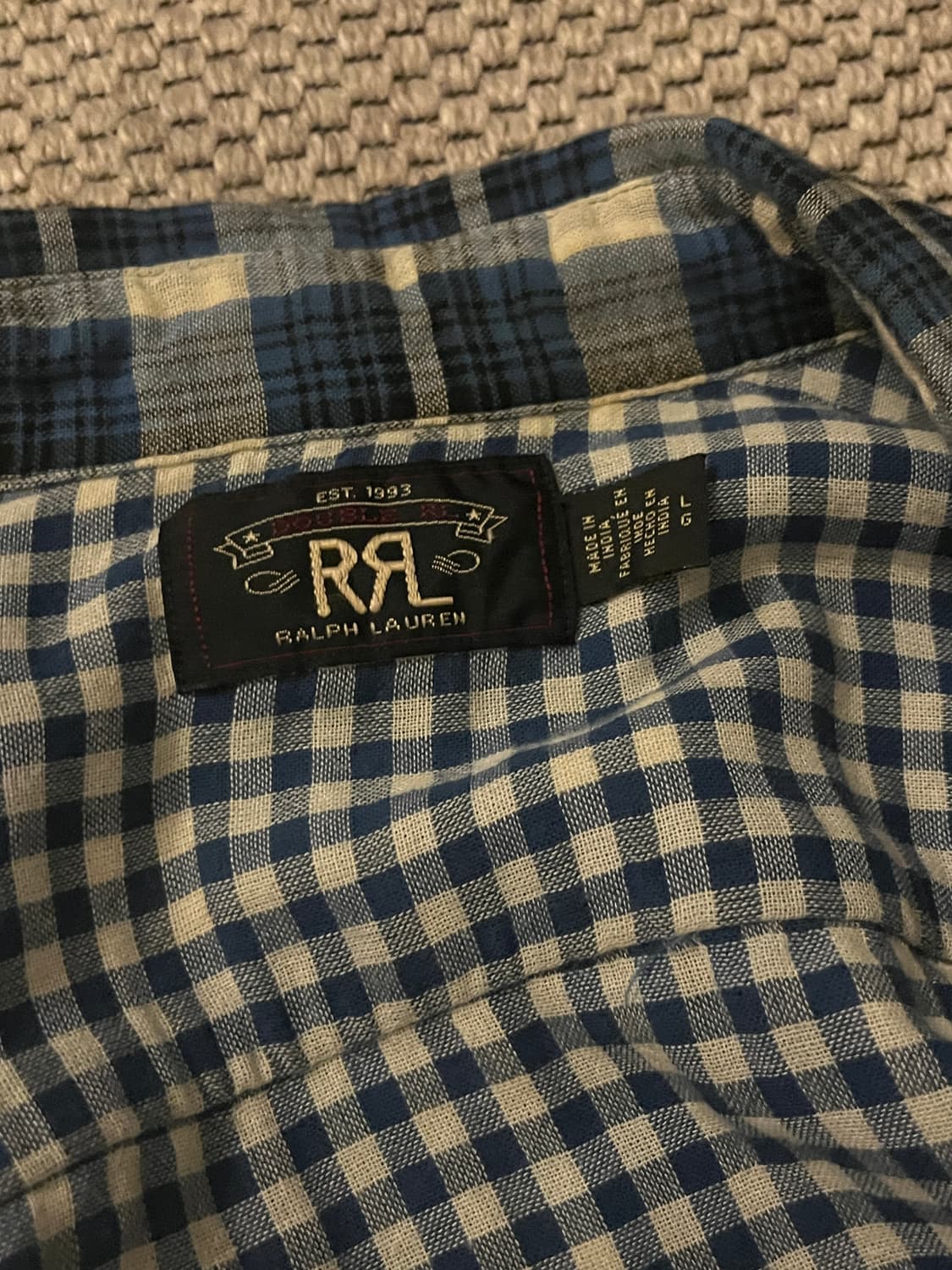 RRL 더플페이스 워크셔츠 L 상품이미지5