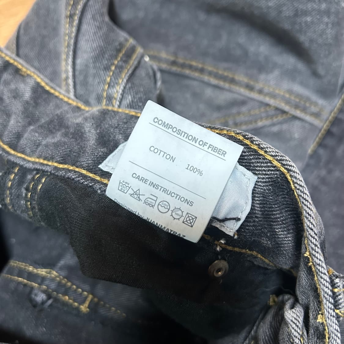 주앙옴므 와이드 커브드 팬츠 M 새상품 상품이미지4