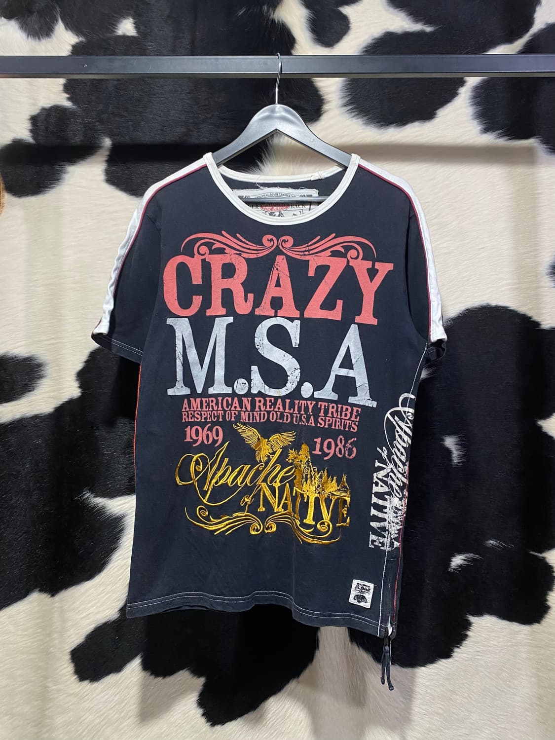 Redsoulful wisdom 레터링 프린팅 반팔티셔츠 상품이미지2