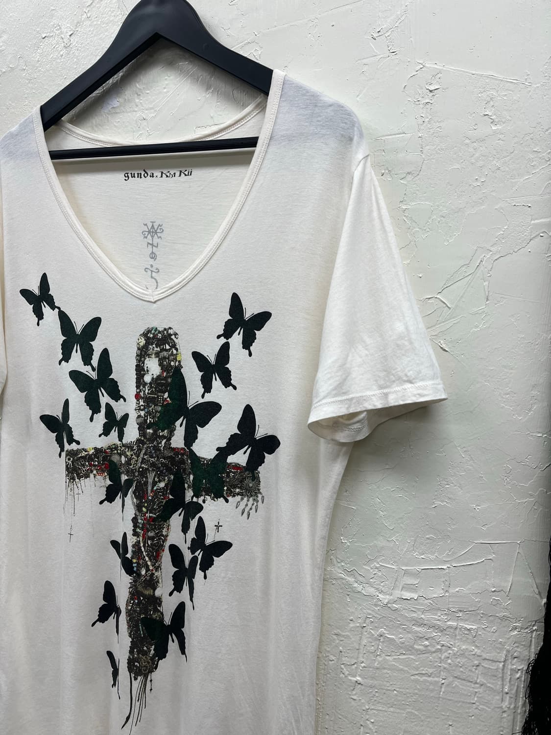 Kmrii x gunda 00s archive cross t shirts 상품이미지5