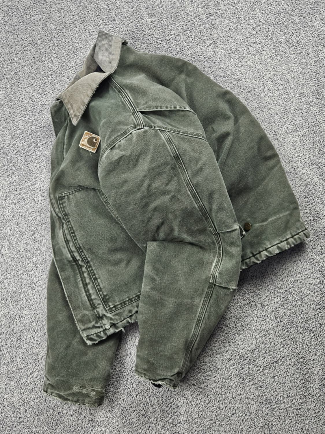 칼하트 J22 캔버스 디트로이트 워크 자켓 ( M ) / 10145 상품이미지3