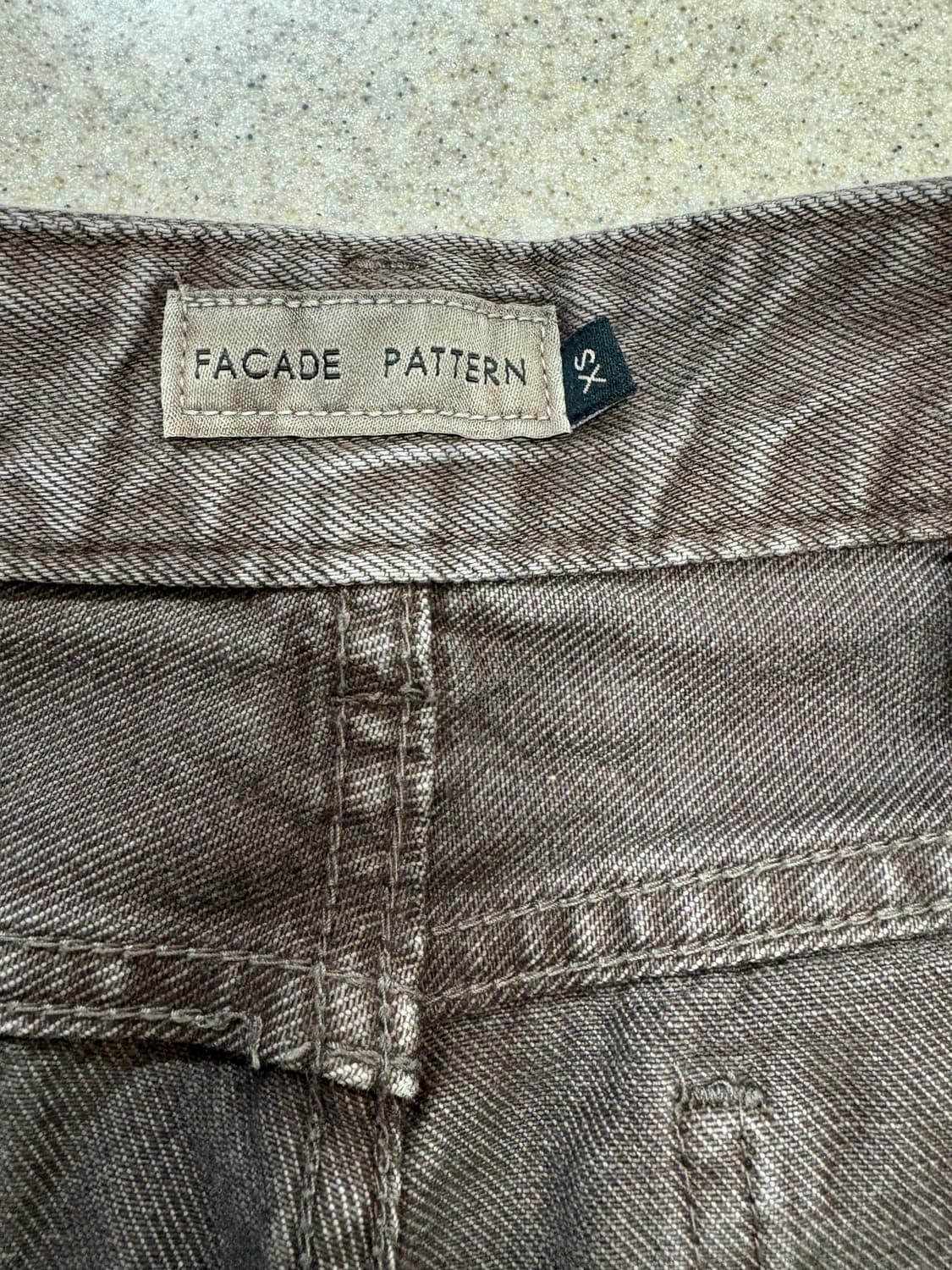 파사드패턴 클래식데님 애쉬브라운 xs 상품이미지7