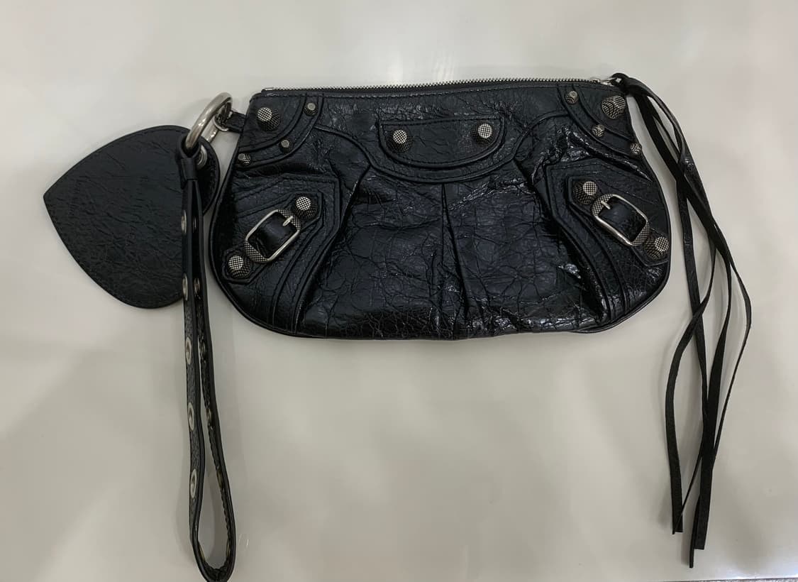 발렌시아가 르카골 미니 멀티 파우치 클러치백 가방 블랙 상품이미지1