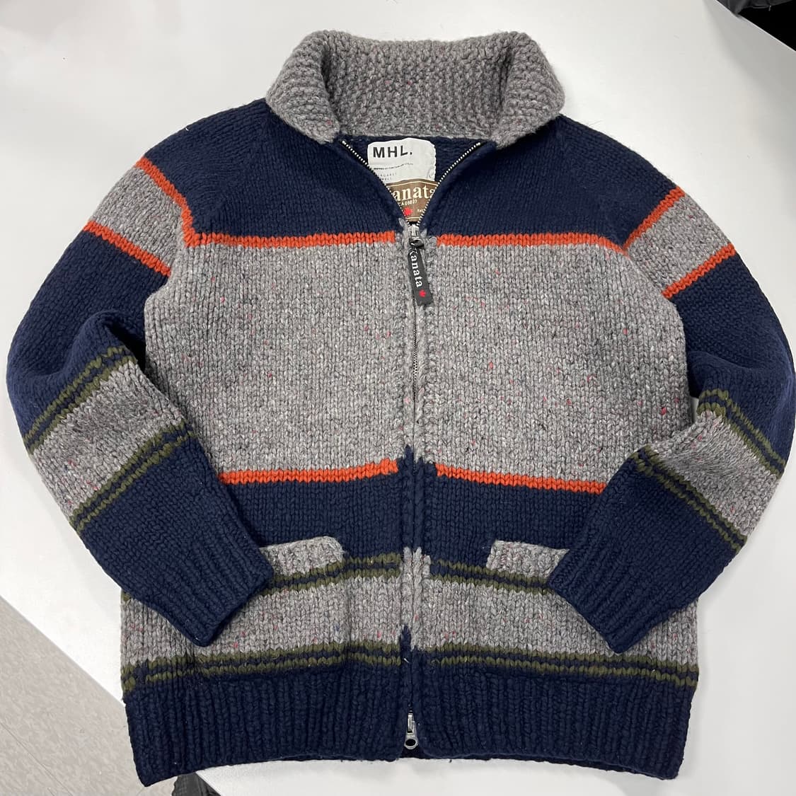 [L] 우먼스 MHL x KANATA 마가렛호웰 카나타 코위찬 울 니트 상품이미지1