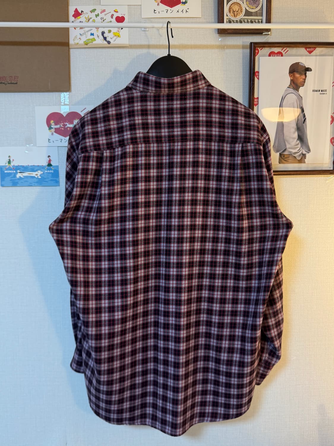 (XL)노스페이스 Cool Max  레드 체크 셔츠 상품이미지2