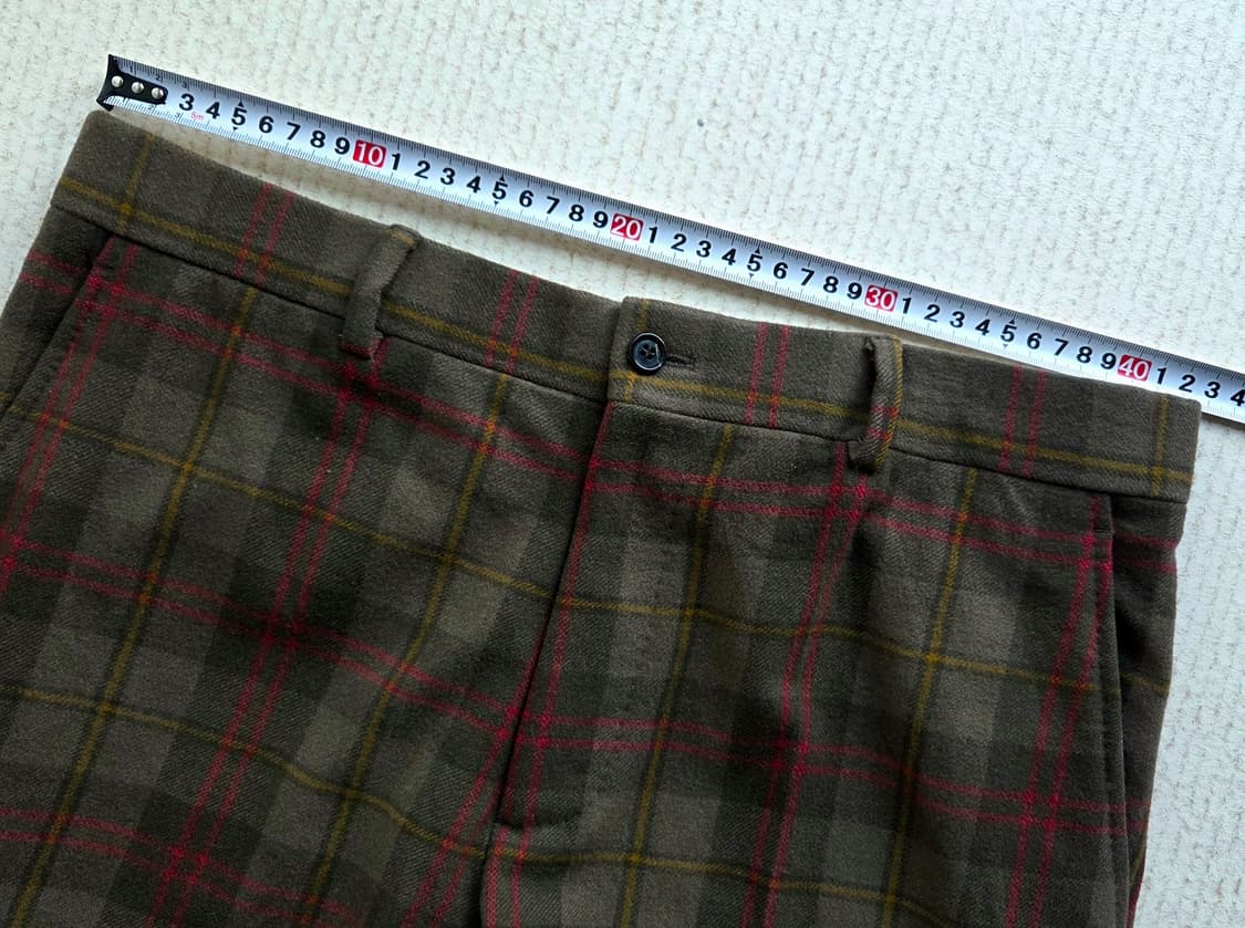 랄프로렌 퍼플라벨 플래드 울 팬츠 상품이미지7