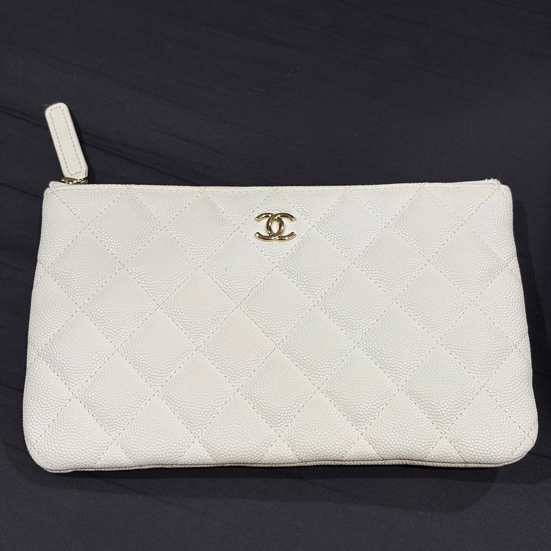 샤넬/화이트캐비어스몰파우치/S 상품이미지2