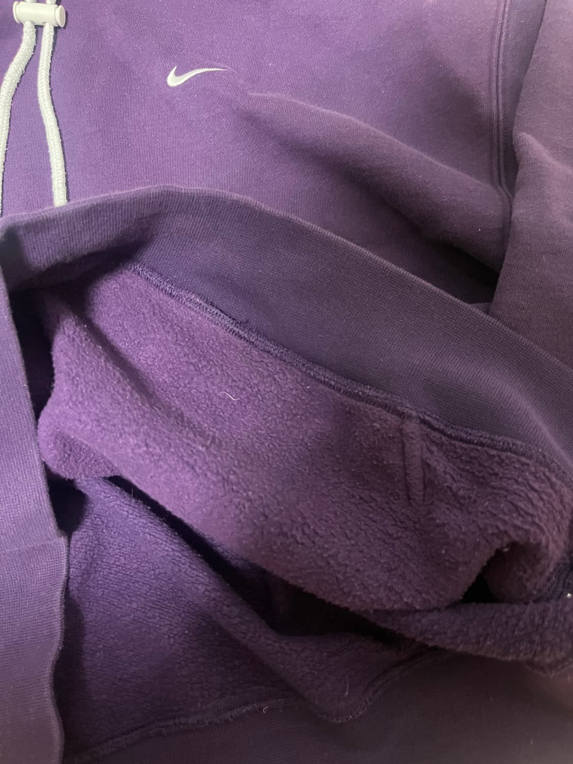 나이키 솔로 스우시 후드티 퍼플 L 상품이미지2