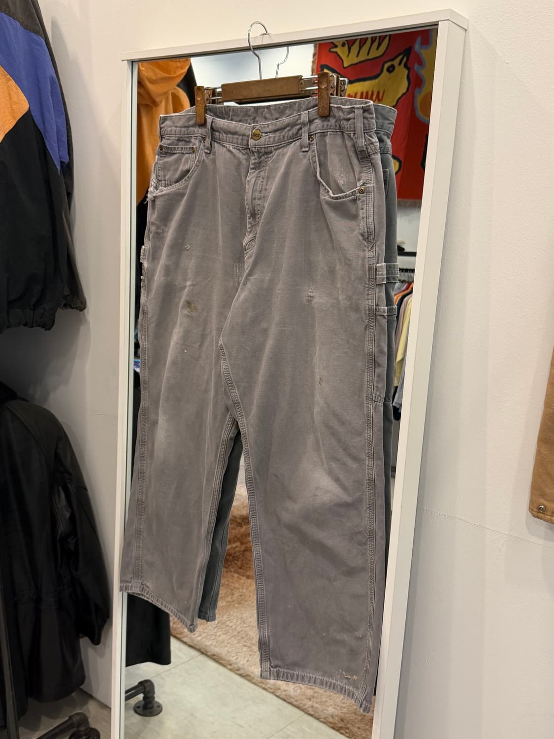 Carhartt 칼하트 디스트레스드 빈티지 카펜터 워크 팬츠 (39) 상품이미지1