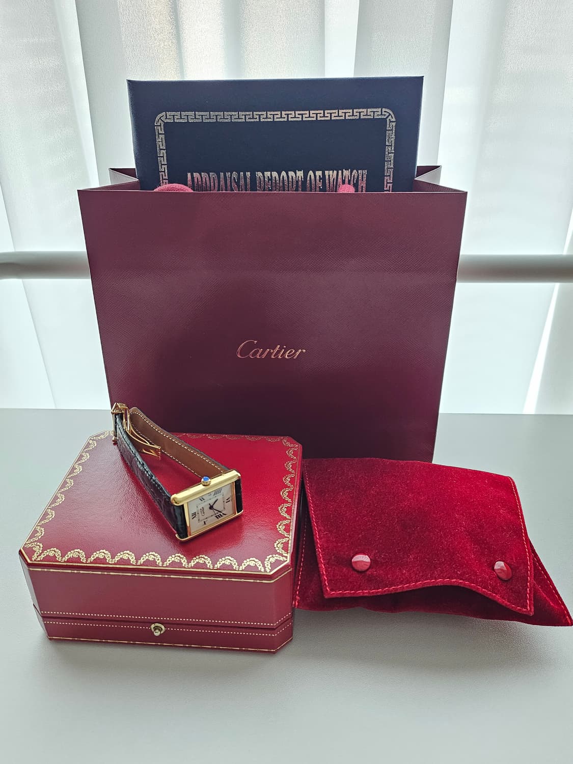 까르띠에 탱크머스트 XL 짝수로만 빈티지 쿼츠 상품이미지7