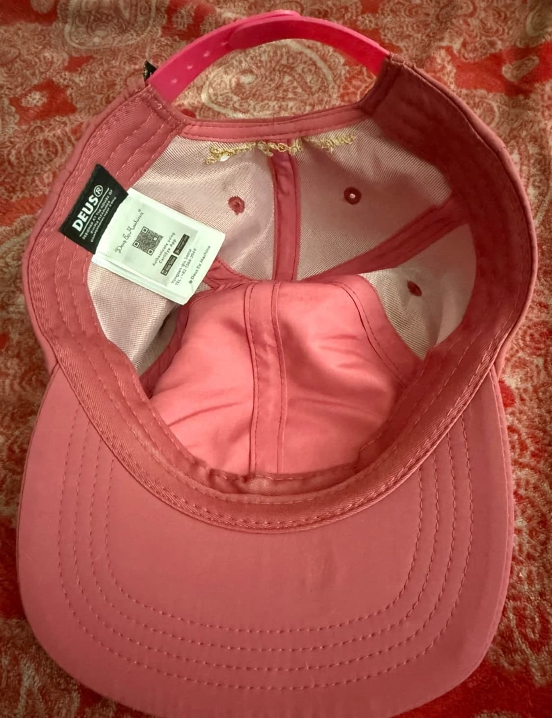 데우스 엑스 마키나 핑크 볼캡 상품이미지3