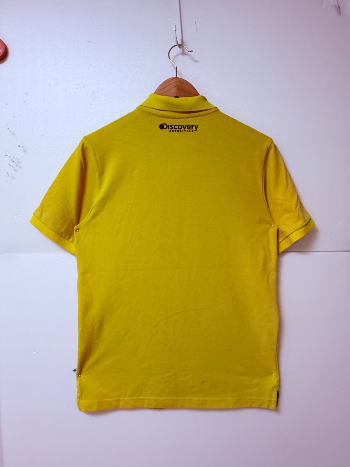 디스커버리(Discovery) 옐로우 카라 반팔티 95 데일리 상품이미지6