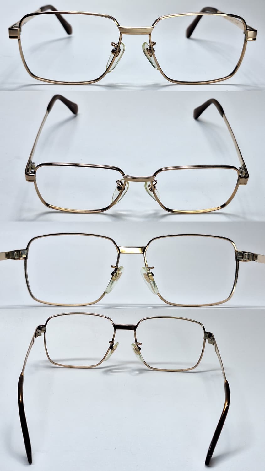 80s 일본제 빈티지 데드스톡 미사용 K12GF no.31 금장 안경테  상품이미지6