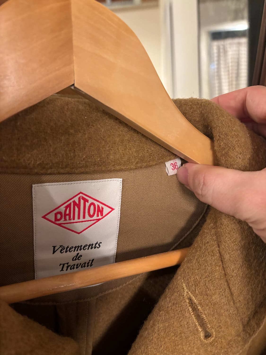 DANTON 단톤 브라운 모직 자켓 상품이미지3