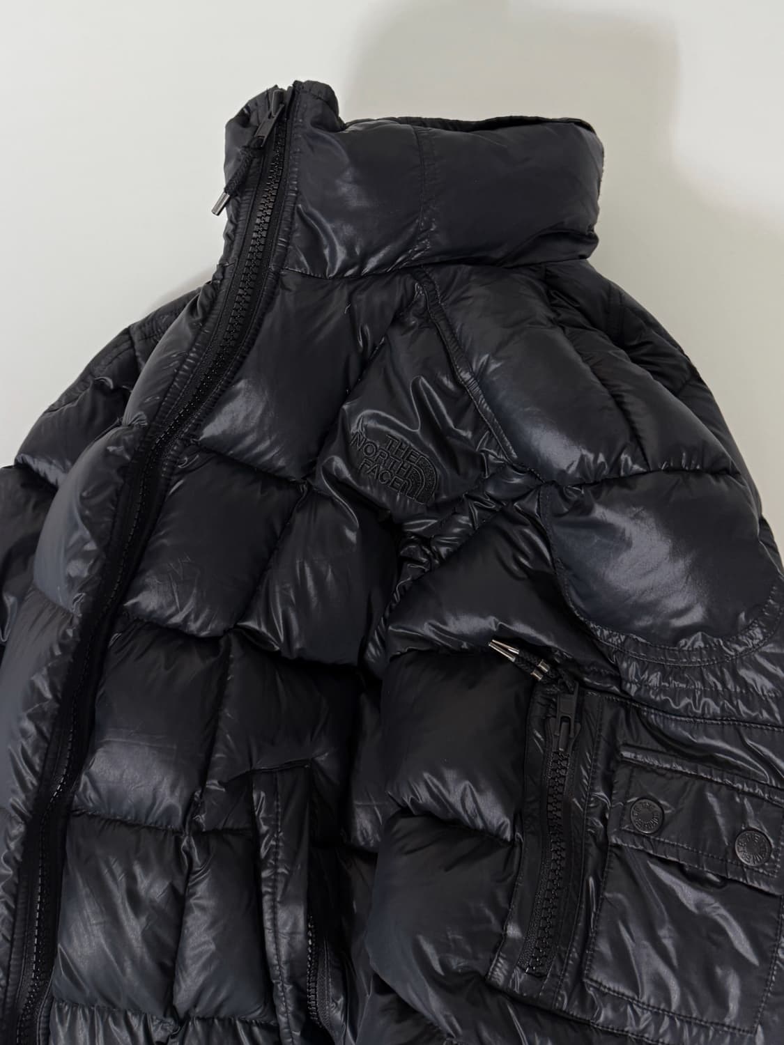 노스페이스 루즈핏 해외판 구스다운 블록 투웨이 패딩 상품이미지6