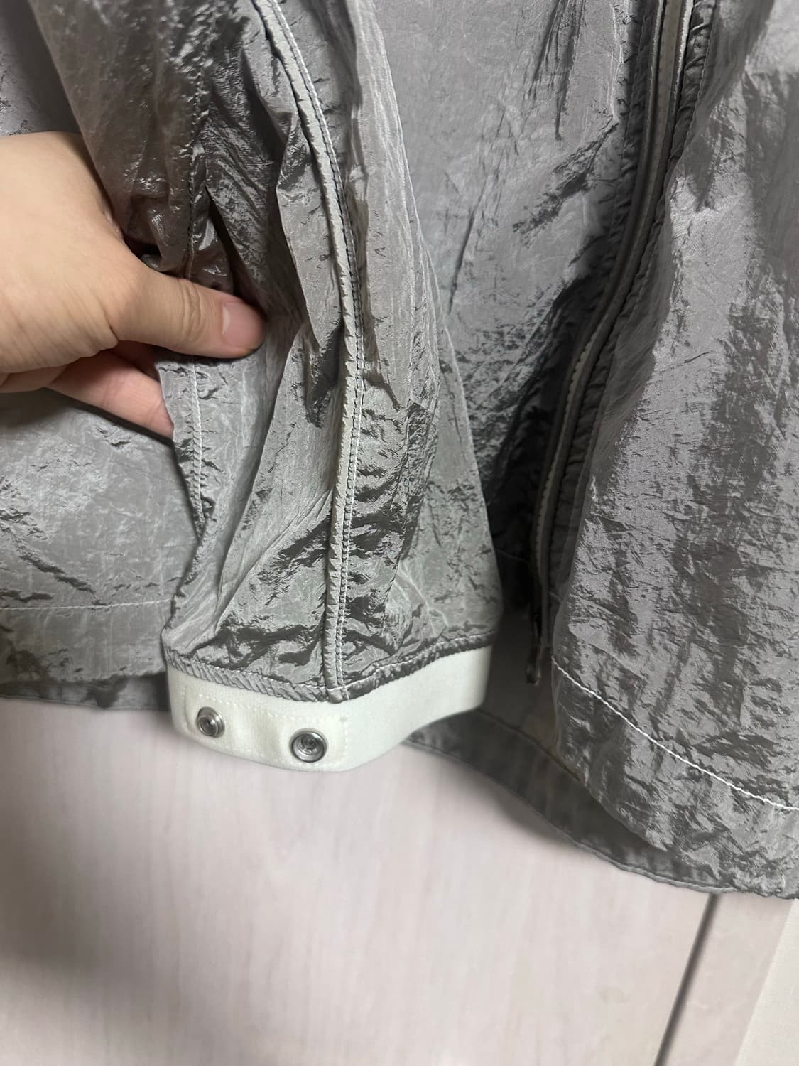 스톤아일랜드 나일론메탈가먼트 바람막이 XXL 상품이미지5