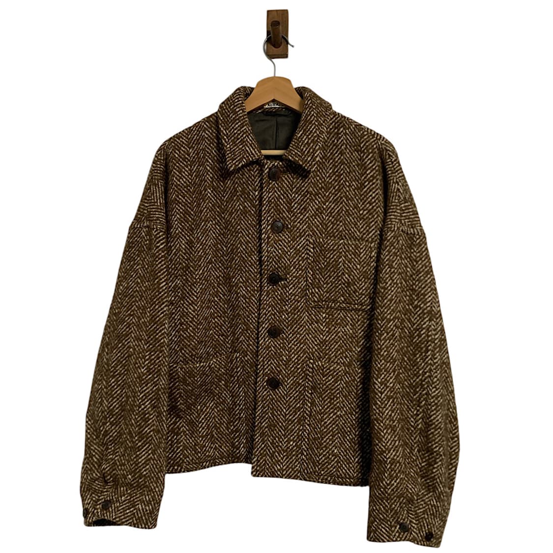 오라리 알파카 헤링본 트위드 블루종 002 상품이미지1