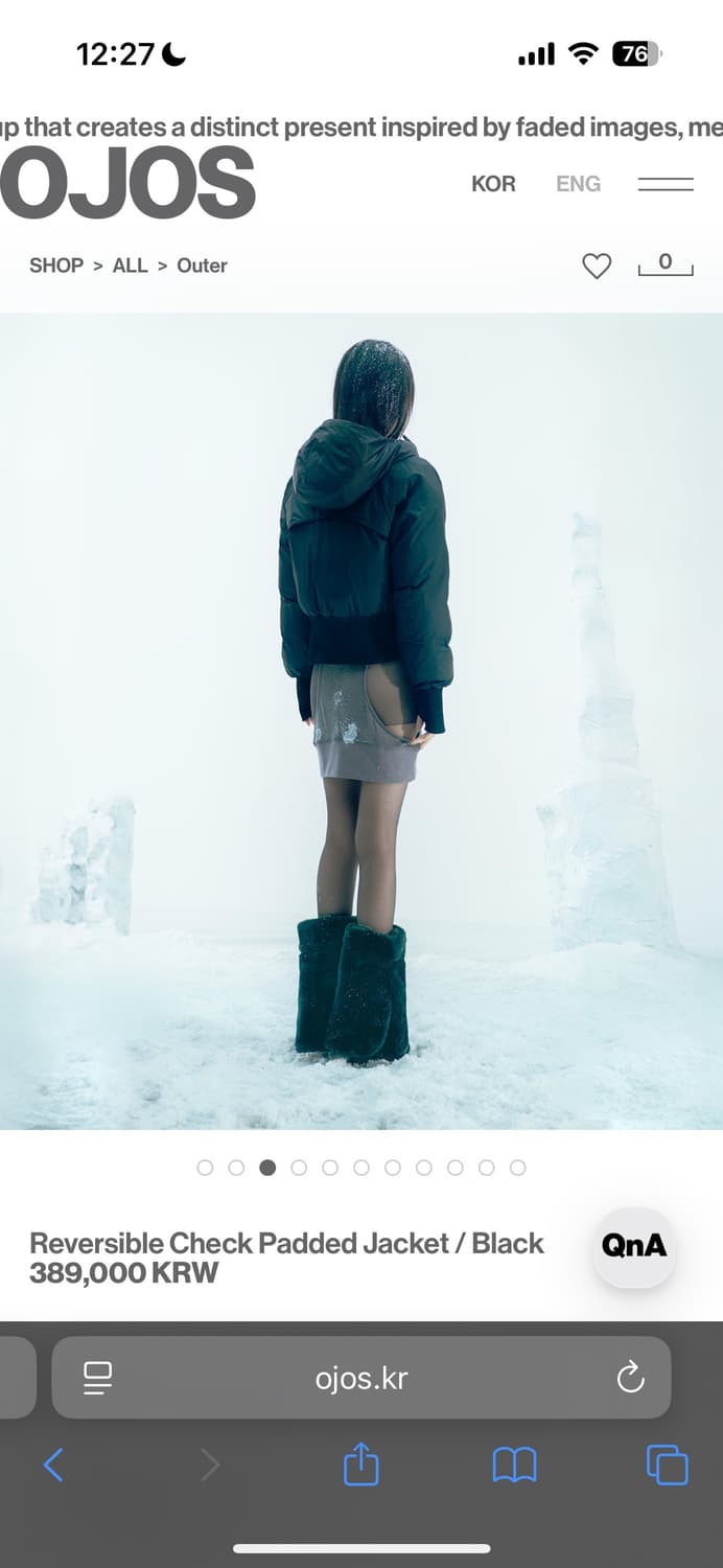 ojos 신상 패딩 상품이미지3