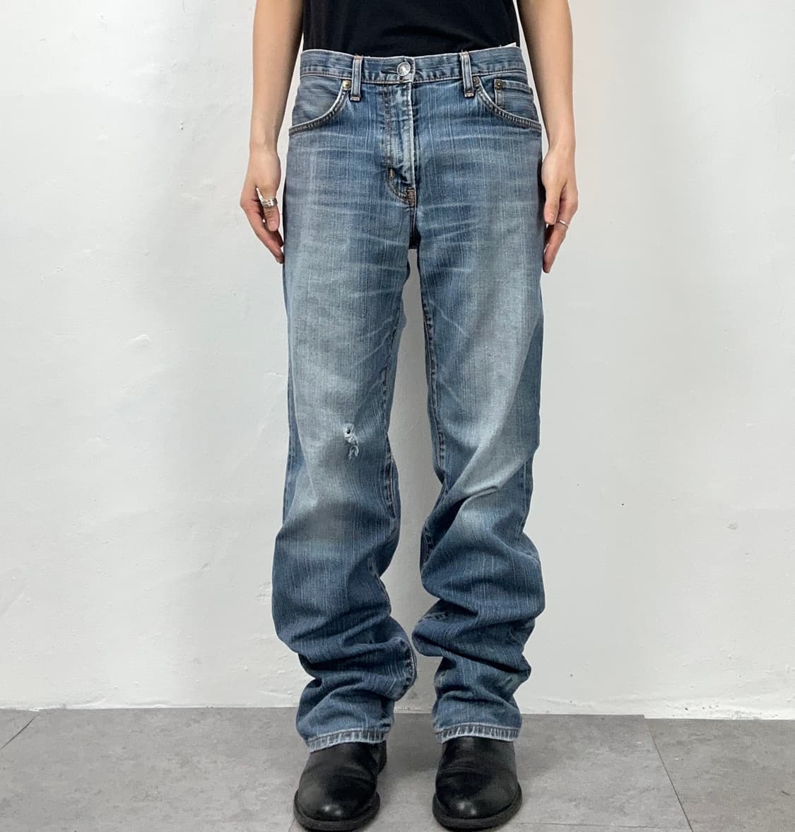 Edwin 503 Heritage Distressed Denim Blue 상품이미지2