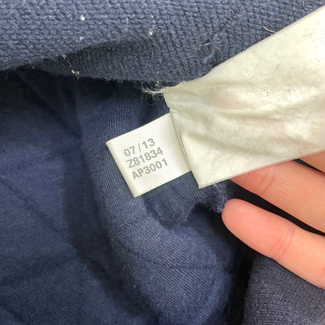 리복 클래식 R로고 네이비 후드집업 여성85 상품이미지6