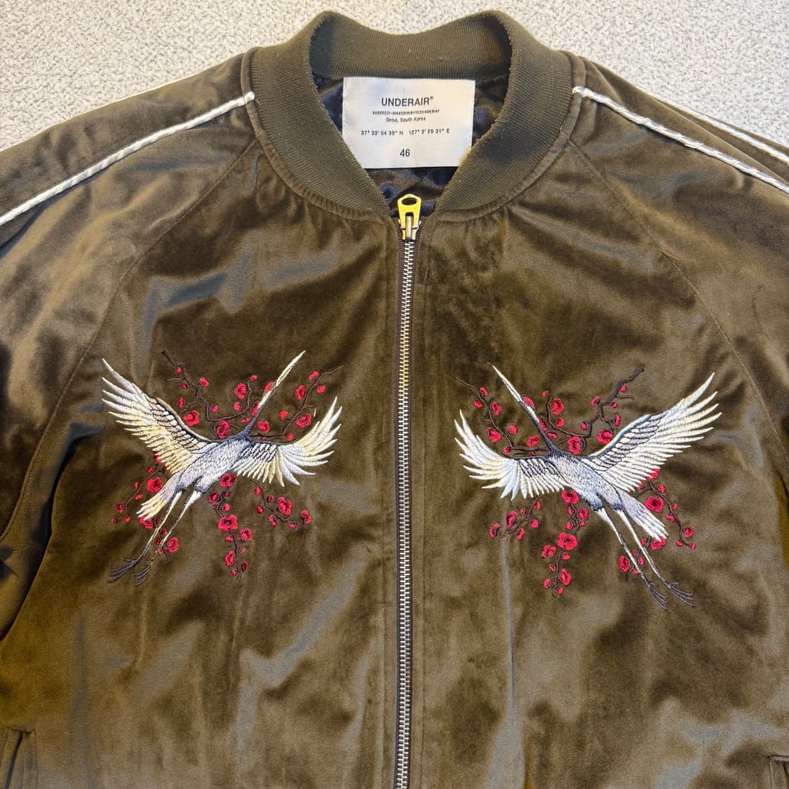 벨벳 스카잔 자켓 상품이미지2