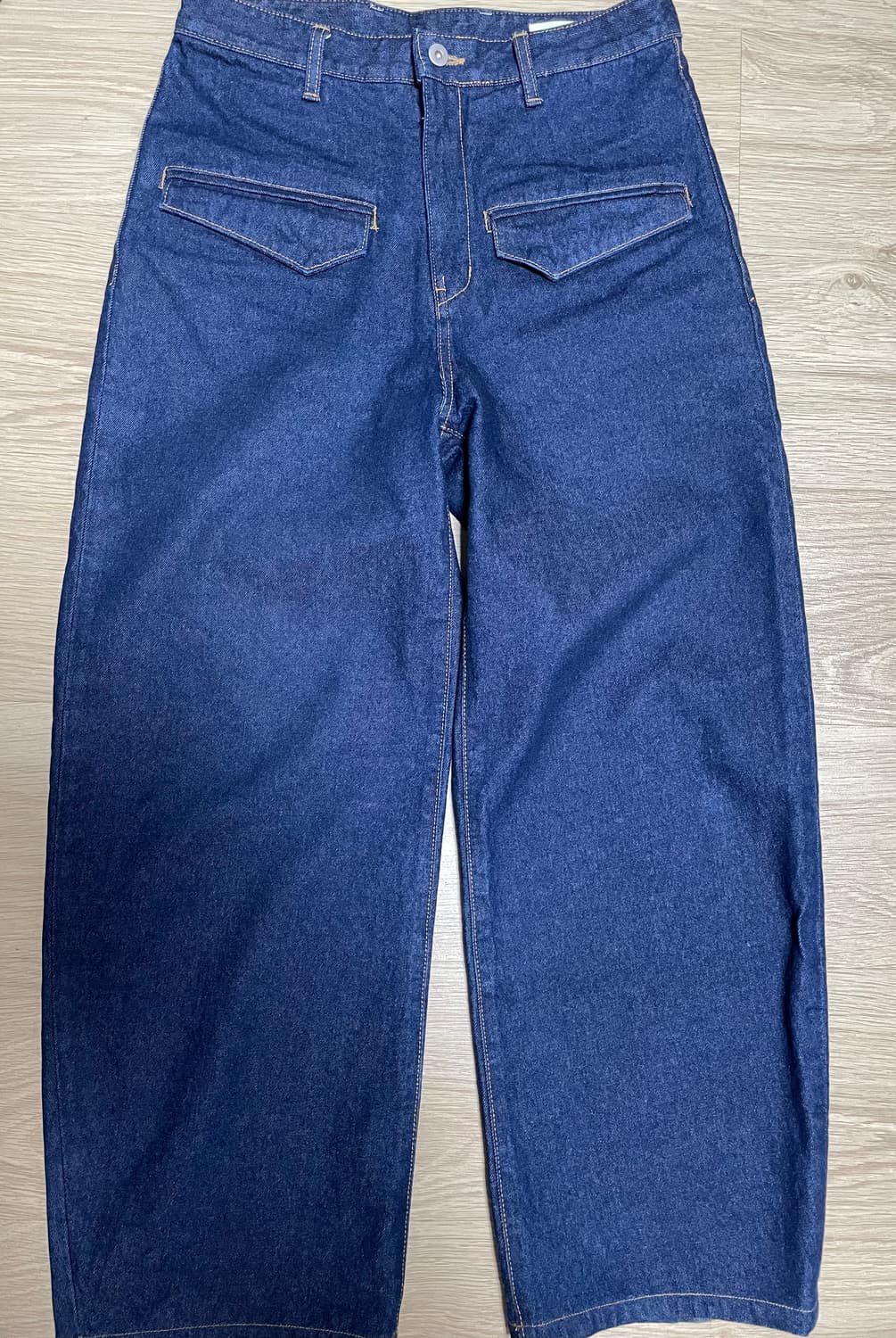 Curved Jeans_Indigo 상품이미지4
