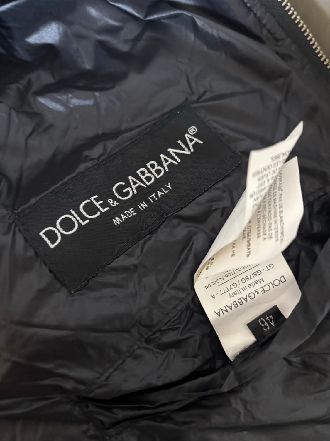 돌체앤가바나 퀼팅 패딩 46 상품이미지3