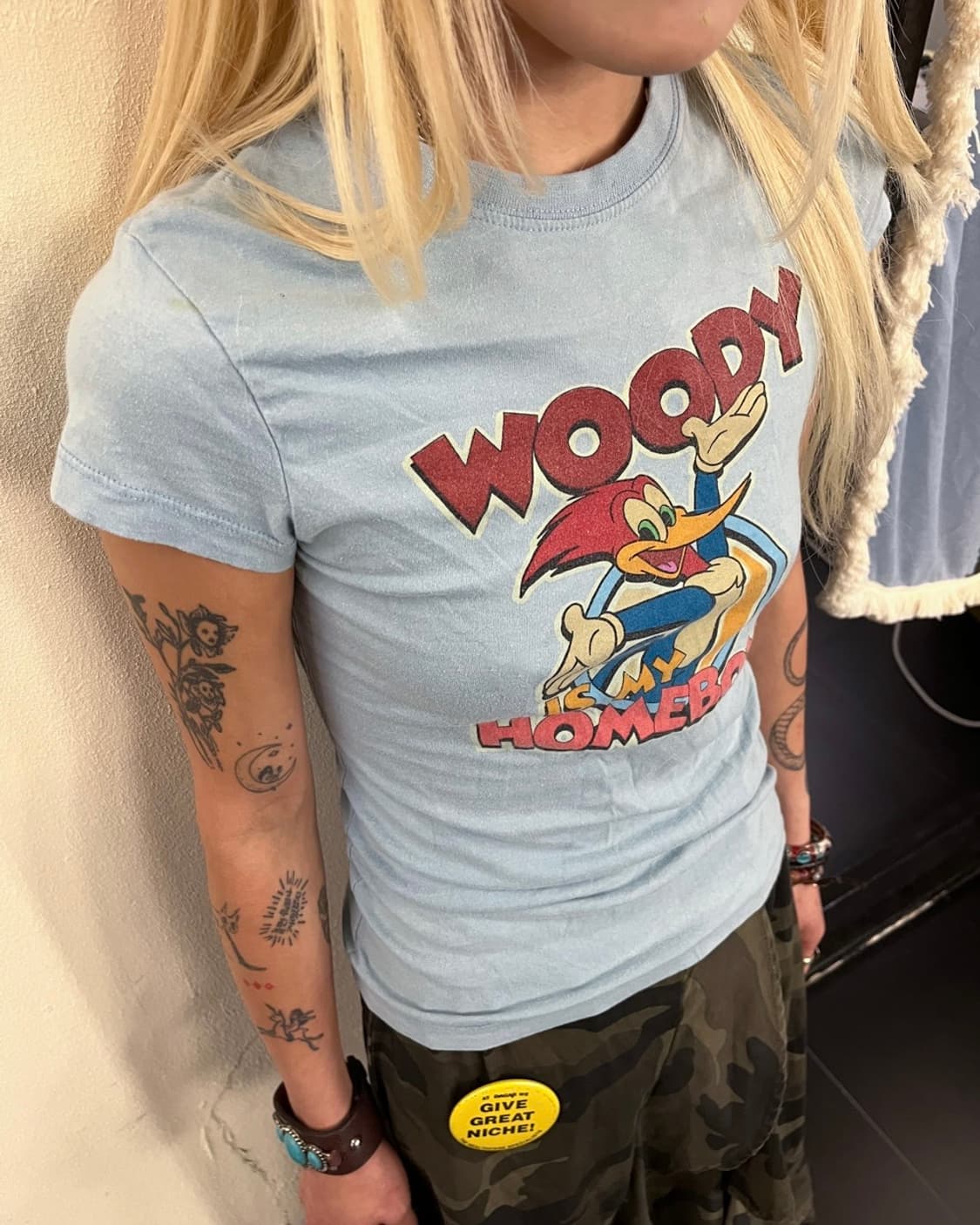 우디 프린트 티셔츠 상품이미지4