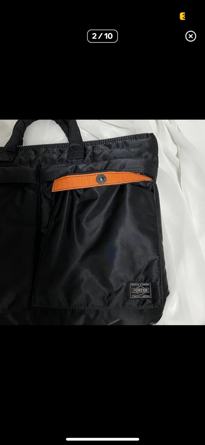 미품)PORTER 포터 탱커 쇼트 헬맷백 S 브리프 케이스 상품이미지2