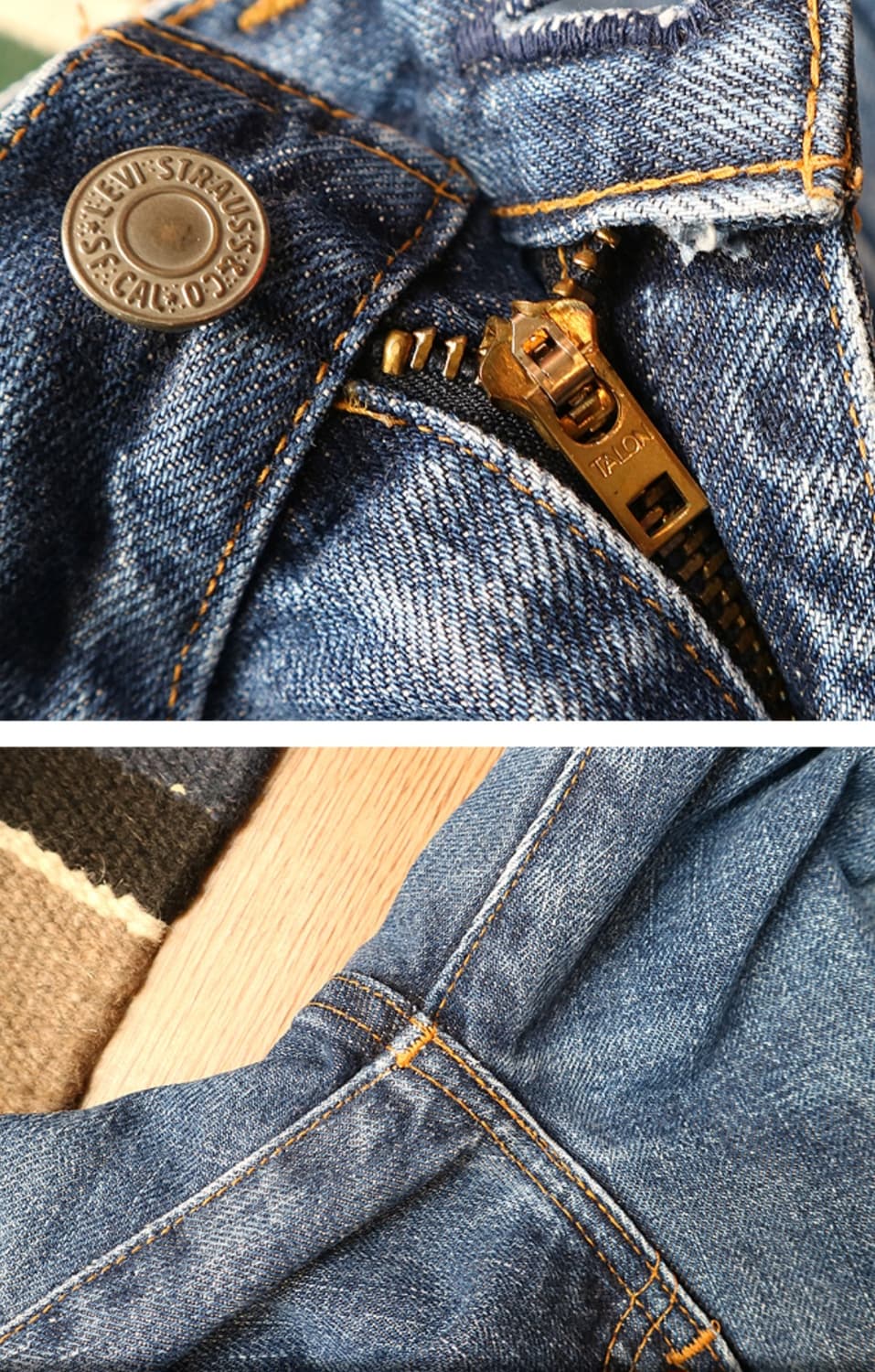 
일본판 90S LVC LEVIS 리바이스 502XX 빅E 빈티지 셀비지 상품이미지10