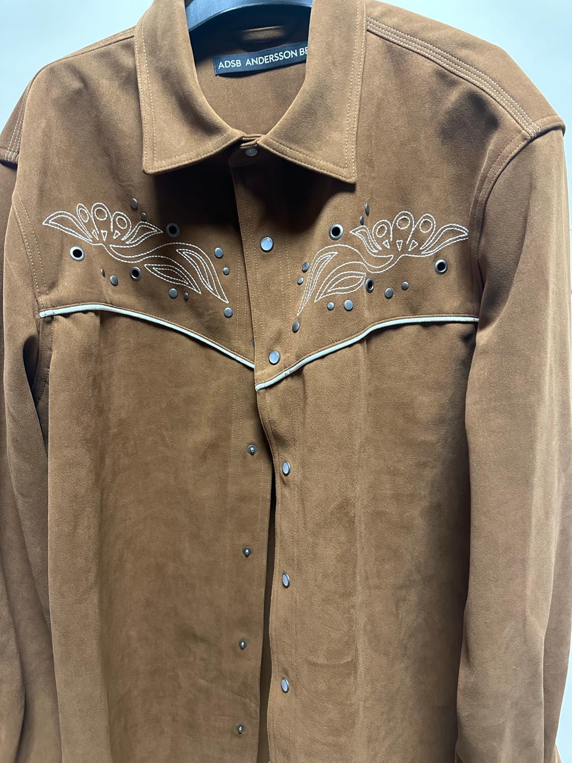 앤더슨벨 르망 페이크 스웨이드 셔츠  상품이미지2