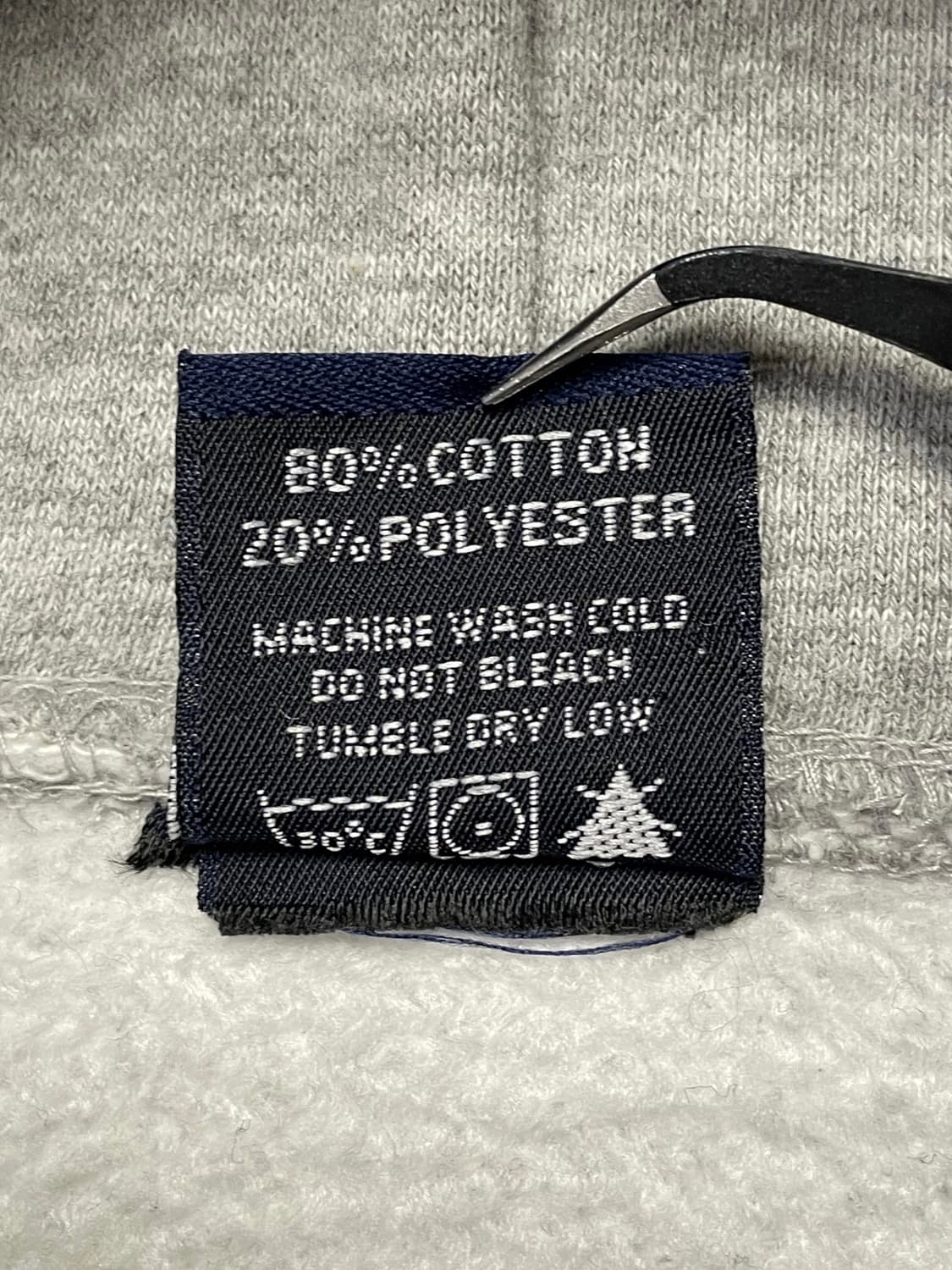 스투시 로고 그레이 후드티 상품이미지7