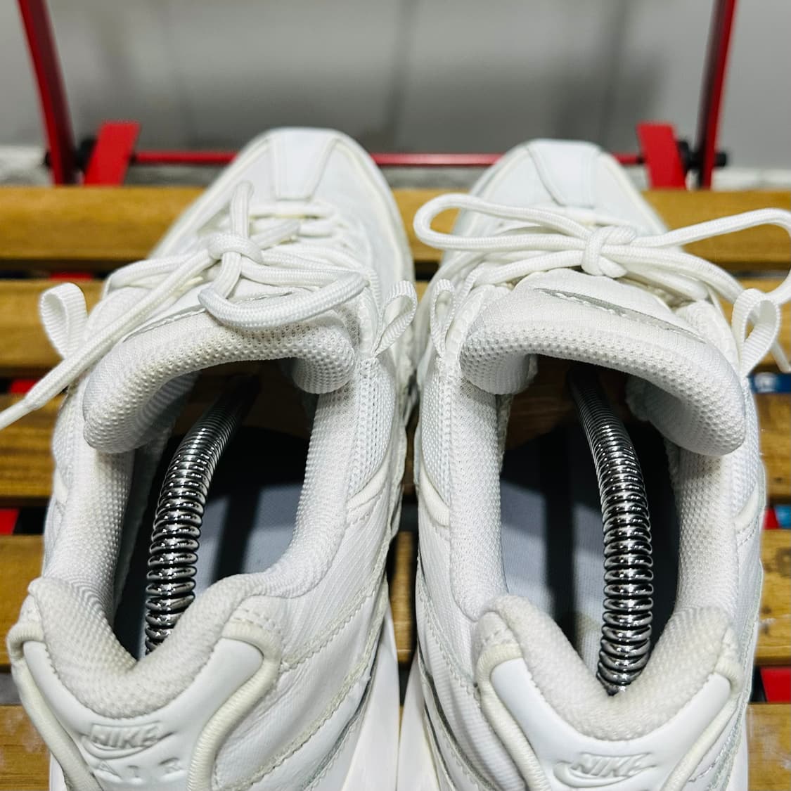 260) 나이키 운동화 남성 남자 신발 에어맥스95 화이트 상품이미지5