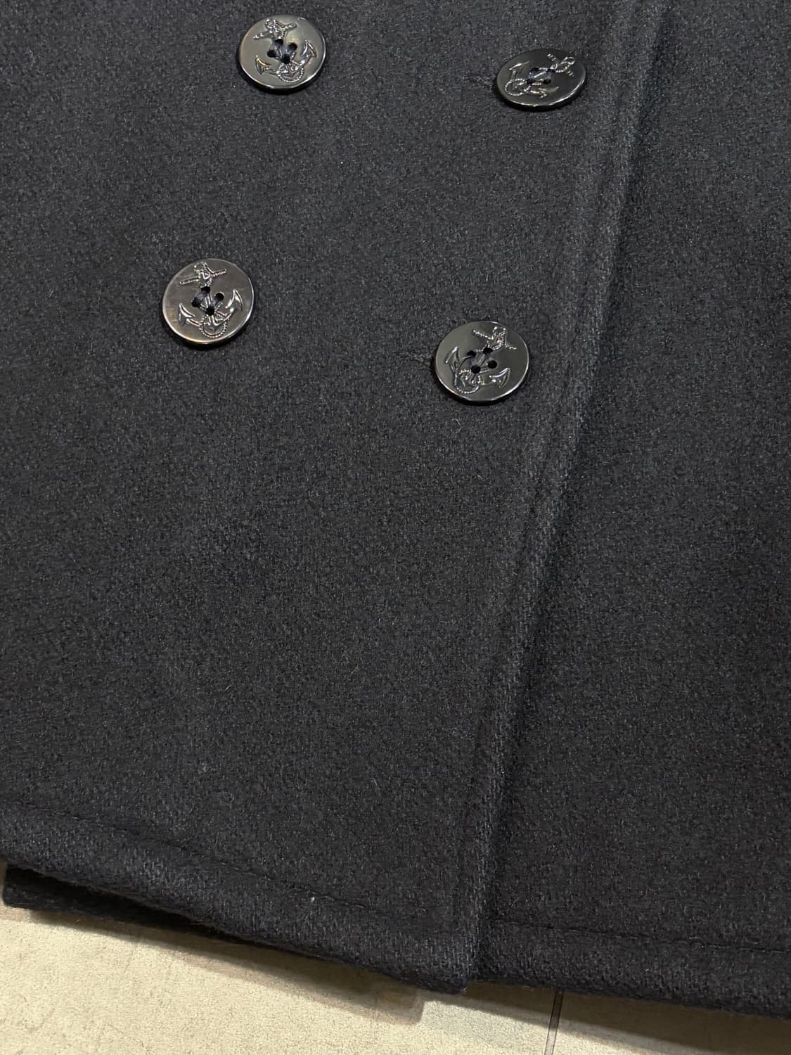 쇼트 헤비울 피코트 상품이미지4