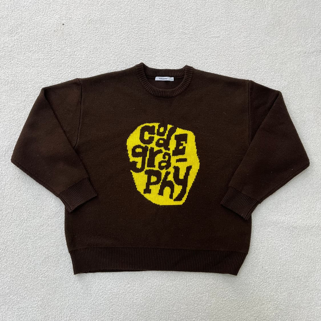 M 코드그라피 로고 니트 스웨터 0316M 상품이미지1