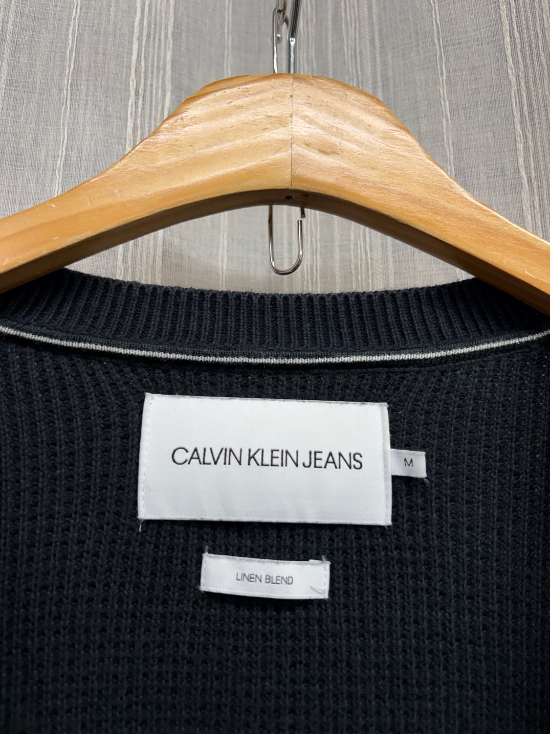 CK 캘빈클라인 진스 모노로고 코튼 가디건 상품이미지4