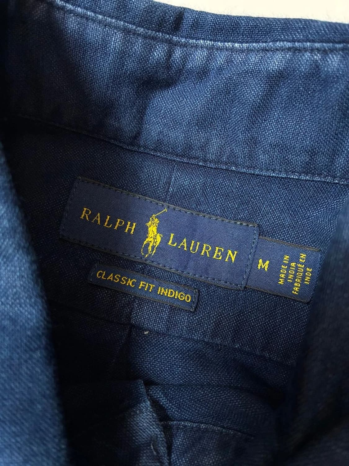 폴로 랄프로렌 클래식핏 인디고 카라 반팔 셔츠 PN9605 상품이미지6