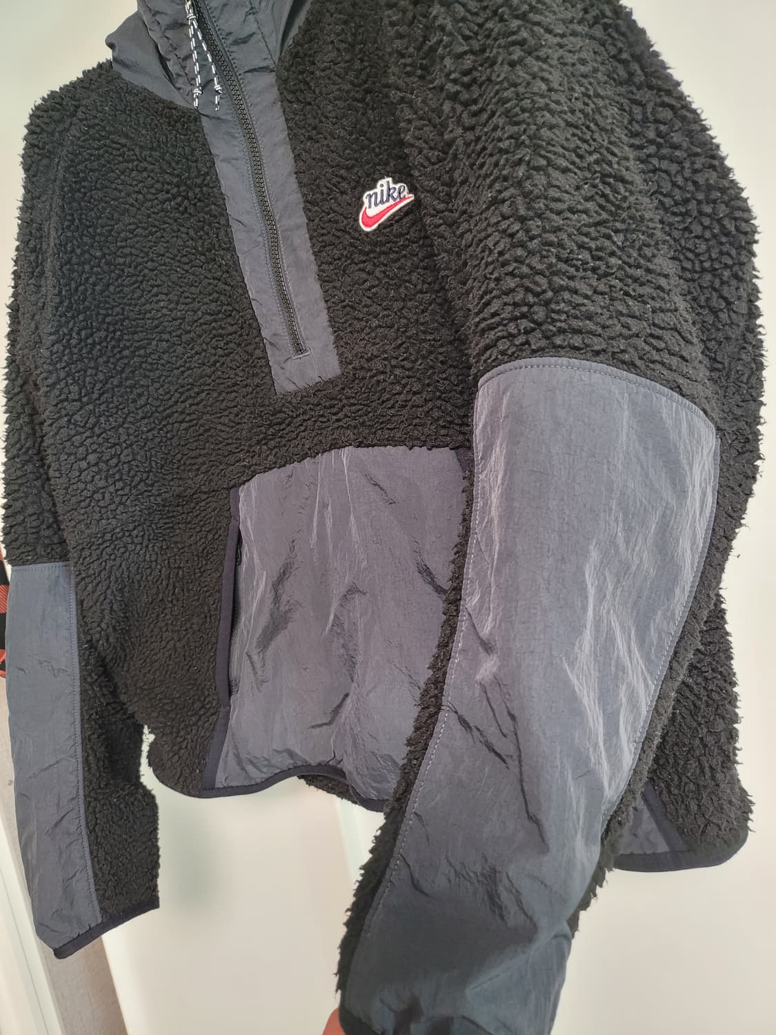 XL 나이키 헤리티지 쉐르파 후리스 아노락  상품이미지8